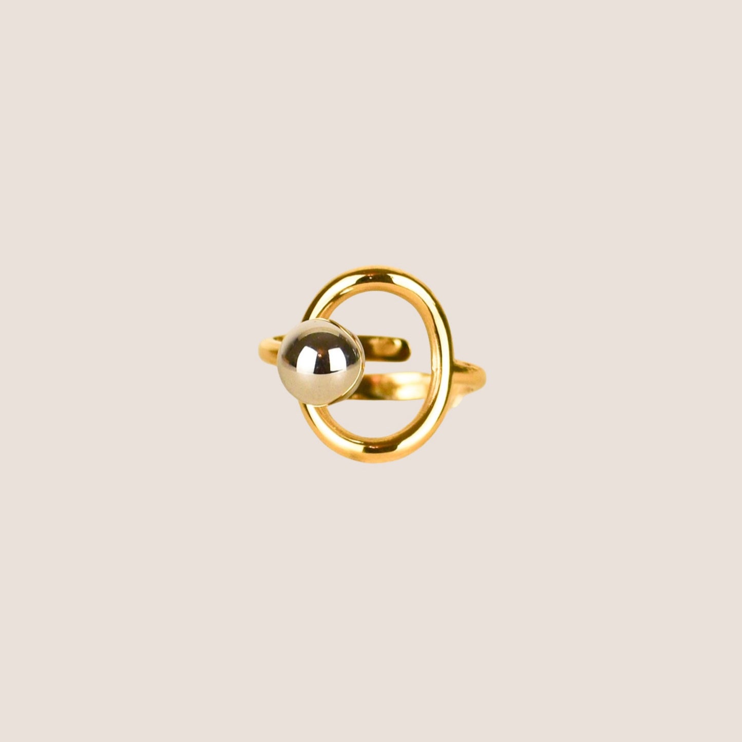 Anillo Esfera Plata
