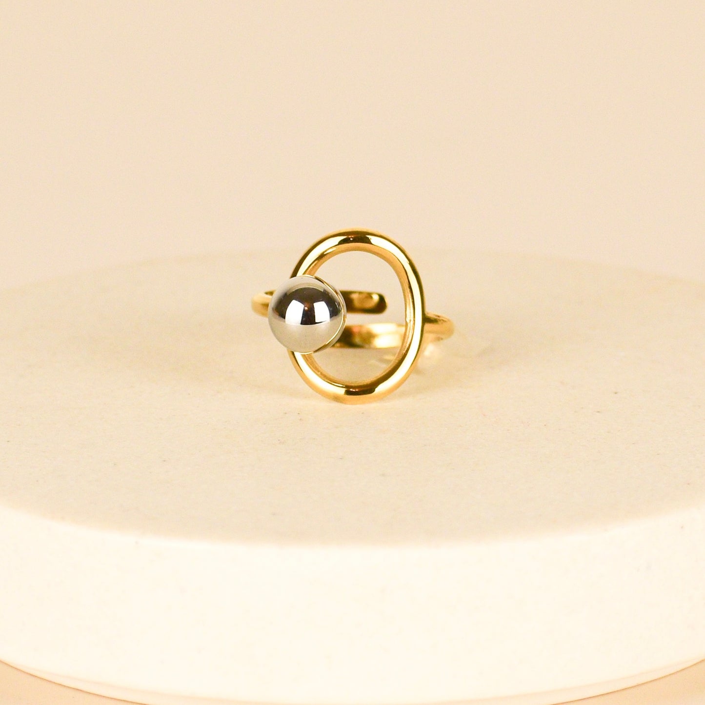Anillo Esfera Plata