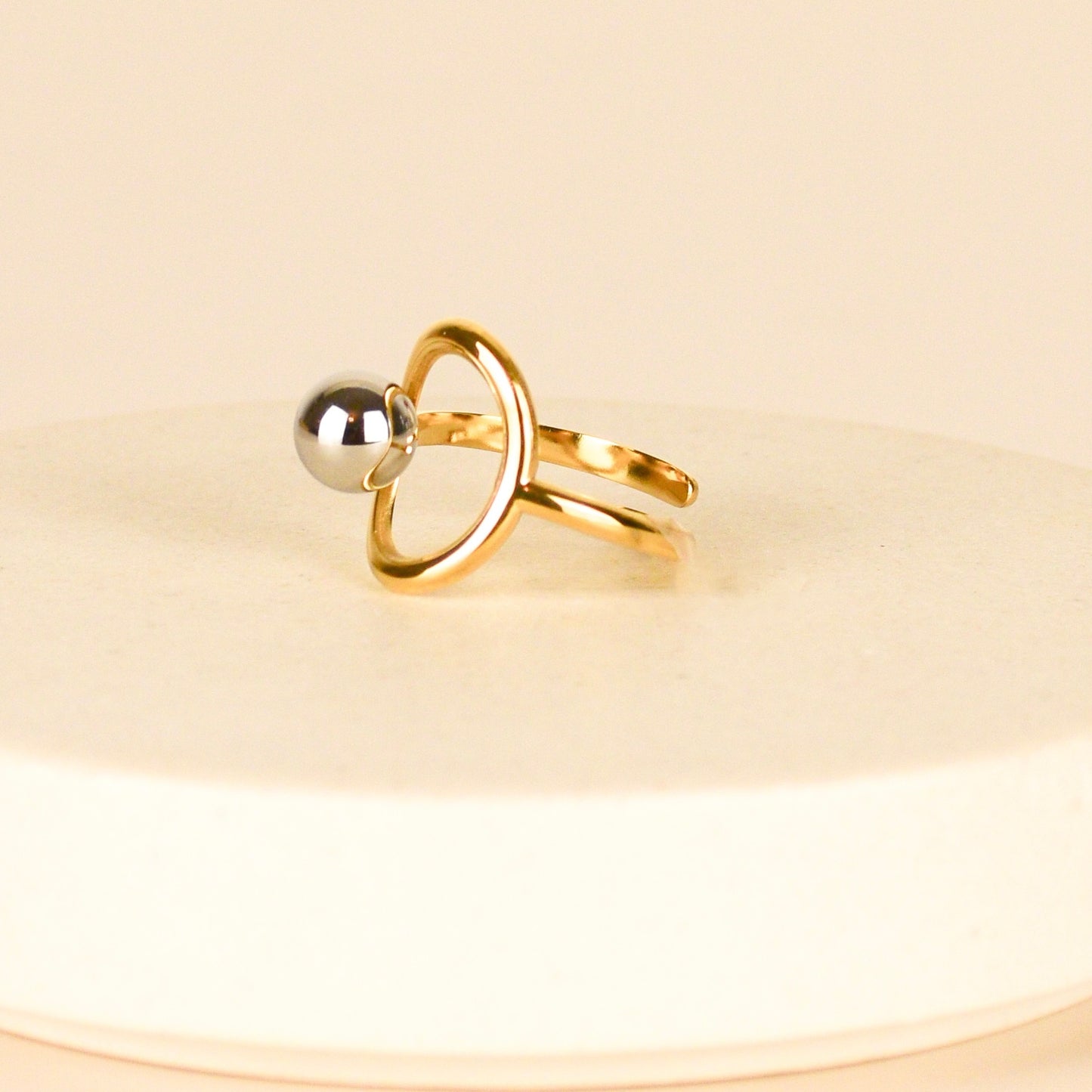 Anillo Esfera Plata