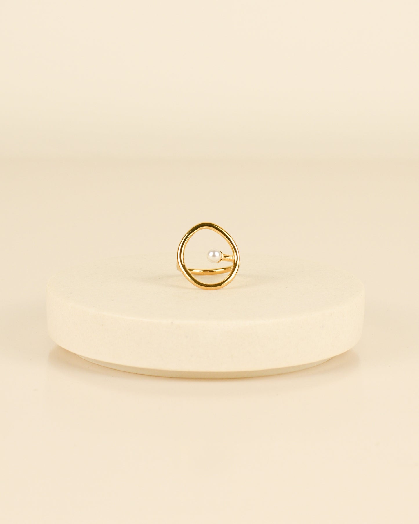 Anillo Oval +Perla