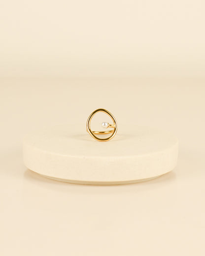 Anillo Oval +Perla