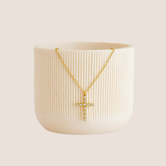 Collar Cruz Cristales