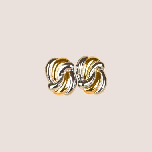 Aretes Vintage Bicolor