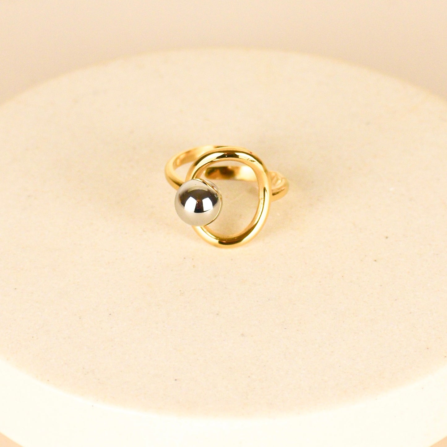 Anillo Esfera Plata
